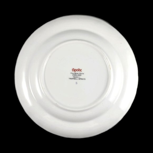 Spode Trapnell Sprays Bread and Butter Plate Y8403 687485 Side Dish Bone China - Picture 2 of 3